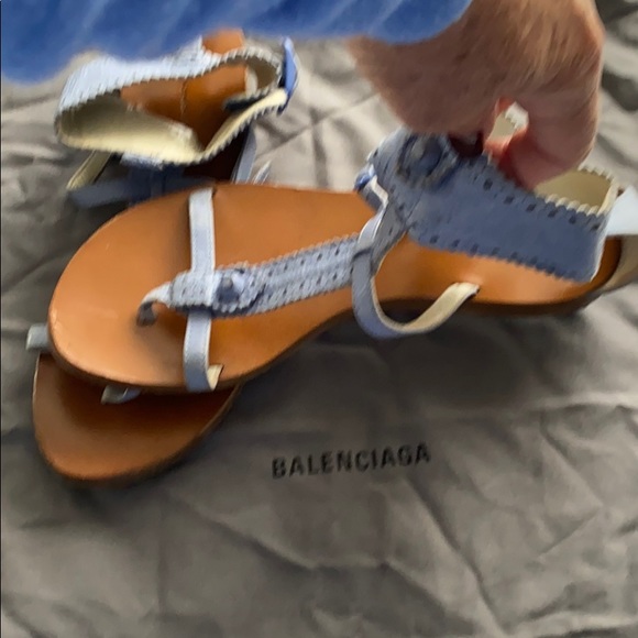 Balenciaga  ankle strap flat sandals - Picture 11 of 13